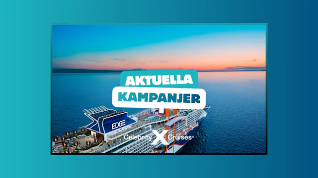 Celebrity Cruises aktuella kampanjer hos Kryssningar.se