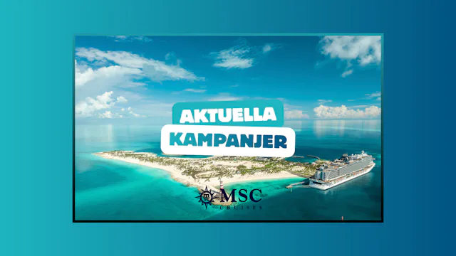 MSC aktuella kampanjer hos Kryssningar.se